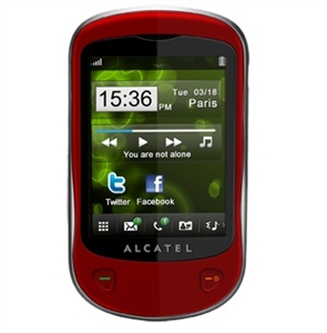 WHOLESALE NEW ALCATEL ONE TOUCH MINI OT-710D RED TOUCHSCREEN