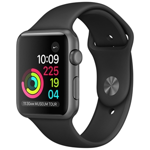 WholeSale APPLE MP022 Watch Sport 38mm Space Gray Aluminum Case with Black Sport Band Watch