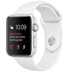 WholeSale Apple Watch Series 2 MNPJ2 42MM Silver Aluminium Case with White Sports Band Watch