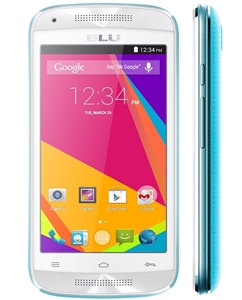 New Dash C Music D390u White/Blue Cell Phones