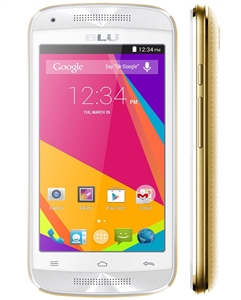 New Dash C Music D390u WHITE / GOLD Cell Phones