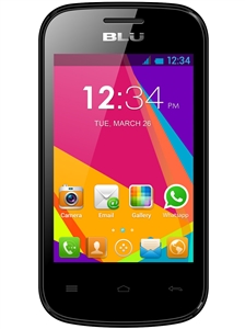 New Blu Dash Jr Social D141s Black Android Cell Phones