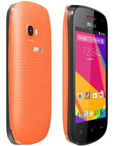New Blu Dash Jr Tv D141t Orange Cell Phones