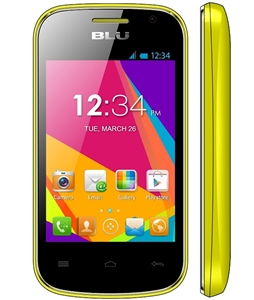 New Blu Dash Jr W D141w Yellow Android Cell Phones