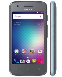 New BLU DASH L2 D250u 4G BLUE Cell Phones