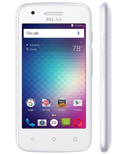 New BLU DASH L2 D250u 4G WHITE Cell Phones