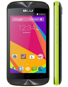 New BLU Dash Music Jr D390 Black/Yellow Android Cell Phones