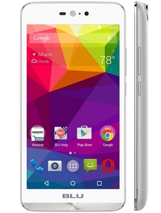 New BLU DASH X LTE D0010U 4G-LTE WHITE Cell Phones