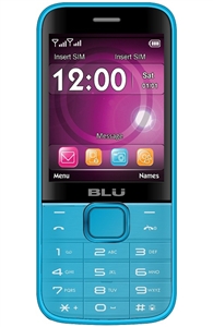 Blu Diva X T372t Blue  Dual-Sim Cell Phones RB