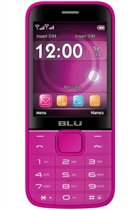 Blu Diva X T372t Pink Dual-Sim Cell Phones RB