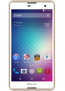 New BLU GRAND 5.5 HD G030u 4G GOLD Cell Phones