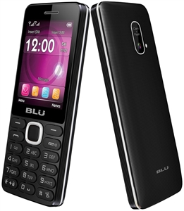 New BLU Janet L T230 Black Dual-Sim Unlocked Cell Phones
