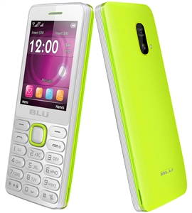 New BLU Janet L T230 White-Yellow Dual-Sim Unlocked Cell Phones