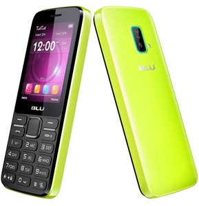 New Blu Janet T175 Lime Dual-Sim Cell Phones