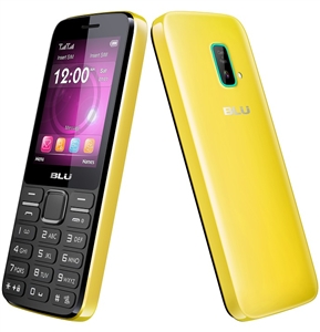New Blu Janet T175 Yellow Dual-Sim Cell Phones