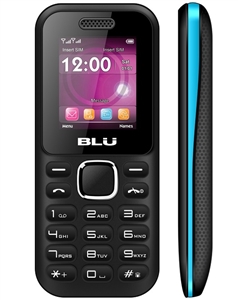 New Blu Jenny II T177 Black / Blue Cell Phones