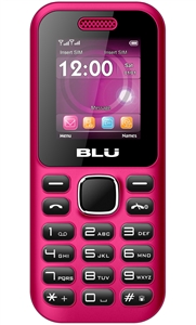New Blu Jenny II T177 Neon Pink Cell Phones