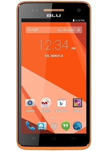 New Blu Studio 5.0 C HD D535u Orange 4G Cell Phones