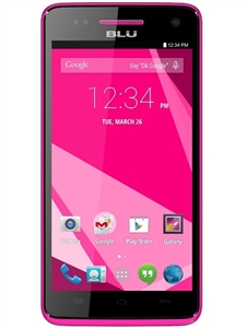 New Blu Studio 5.0 C HD D535u Pink 4G Cell Phones