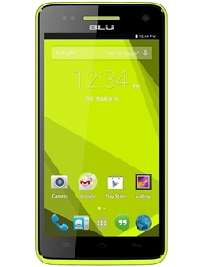 New Blu Studio 5.0 C HD D535u Yellow 4G Cell Phones