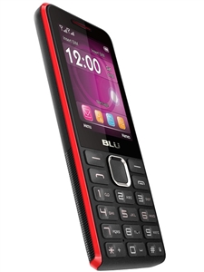 New Blu Tank II T193 Black / Red Cell Phones