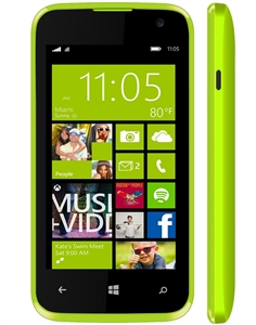 New Blu Win Jr 4.0 W410u Yellow 4g Windows Cell Phones