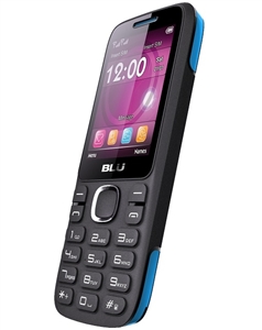 New Blu Zoey 2.4 T278 Black / Blue Cell Phones