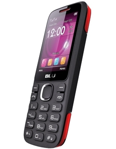 New Blu Zoey 2.4 T278 Black / Red Dual-Sim Cell Phones