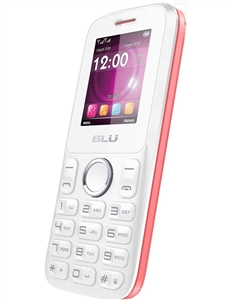 New Blu Zoey II T276 White/Pink Cell Phones