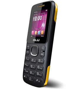 WHOLESALE BRAND NEW BLU ZOEY T176 BLACK / YELLOW GSM
