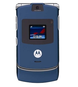 WHOLESALE MOTOROLA RAZR V3 BLUE GSM UNLOCKED