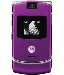 Wholesale Motorola Razr V3 Purple Unlocked Cell Phones RB