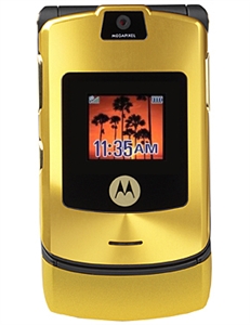Motorola V3i Gold Special Edition Cell Phones RB