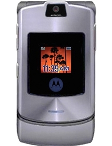 Motorola V3i Silver Cell Phones RB