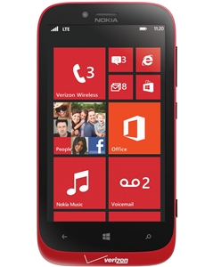 Nokia Lumia 822 Red 4G LTE Verizon / PagePlus Cell Phones RB