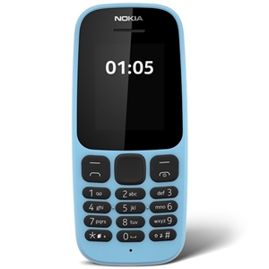 WholeSale Nokia 105 S/S Blue 2G, Single Sim Mobile Phone