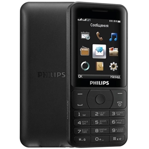 Wholesale Philips E180 FM Power 85 Days Dual SIM Black Cell Phone