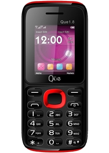 New Que Bolt 1.8 Red Cell Phones