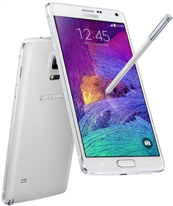 New Samsung Galaxy Note 4 N910A 4G LTE White GSM Unlocked Cell Phones