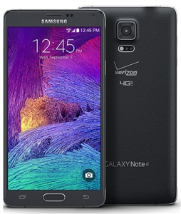 Samsung Galaxy Note 4 N910V 4G LTE Black Verizon / PagePlus GSM Unlocked Cell Phones