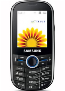 Samsung Intensity U450 DoubleTake Black Telus Cell Phones Factory Refurbished