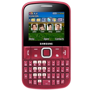 WHOLESALE NEW SAMSUNG SAMSUNG CH@T 222 E2222 RED DUAL-SIM GSM UNLOCKED
