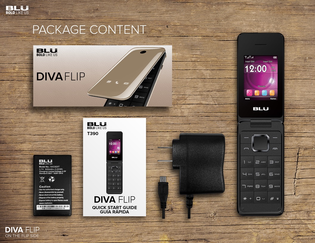Passende Nedrustning Glat Wholesale Brand New BLU DIVA FLIP T390 WHITE GSM Unlocked Cell Phones