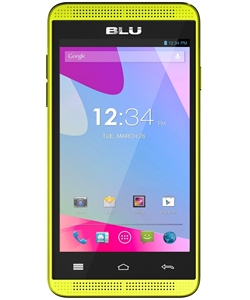 Blu Dash "Music" 4.0 D272a Yellow 4G Cell Phones RB