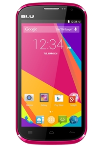 New BLU Studio 5.0K D530K Neon Pink 4G Cell Phones