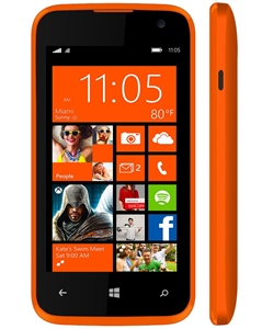 New Blu Win Jr 4.0 W410u Orange 4g Windows Cell Phones
