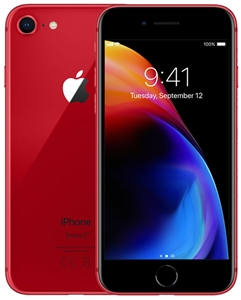 B+STOCK APPLE IPHONE 8 64GB RED 4G LTE GSM UNLOCKED Mobile Cell Phones