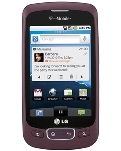 WHOLESALE, LG OPTIMUS T P509 BURGUNDY RED T-MOBILE RB