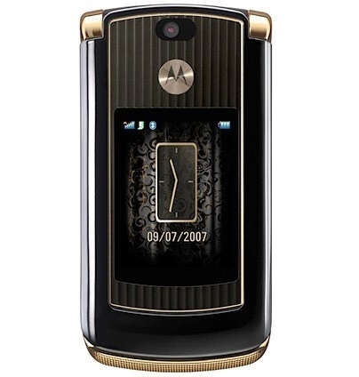 Original Motorola Razr 2 V8 2.2'' UNLOCKE GSM 2G Quad Band Flip  Gold Cell Phone