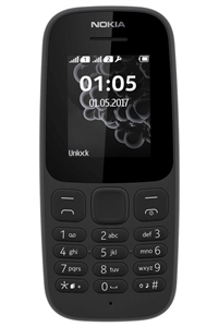 WholeSale NOKIA 105 BLACK DUAL SIM GSM UNLOCKED Mobile Phone CR